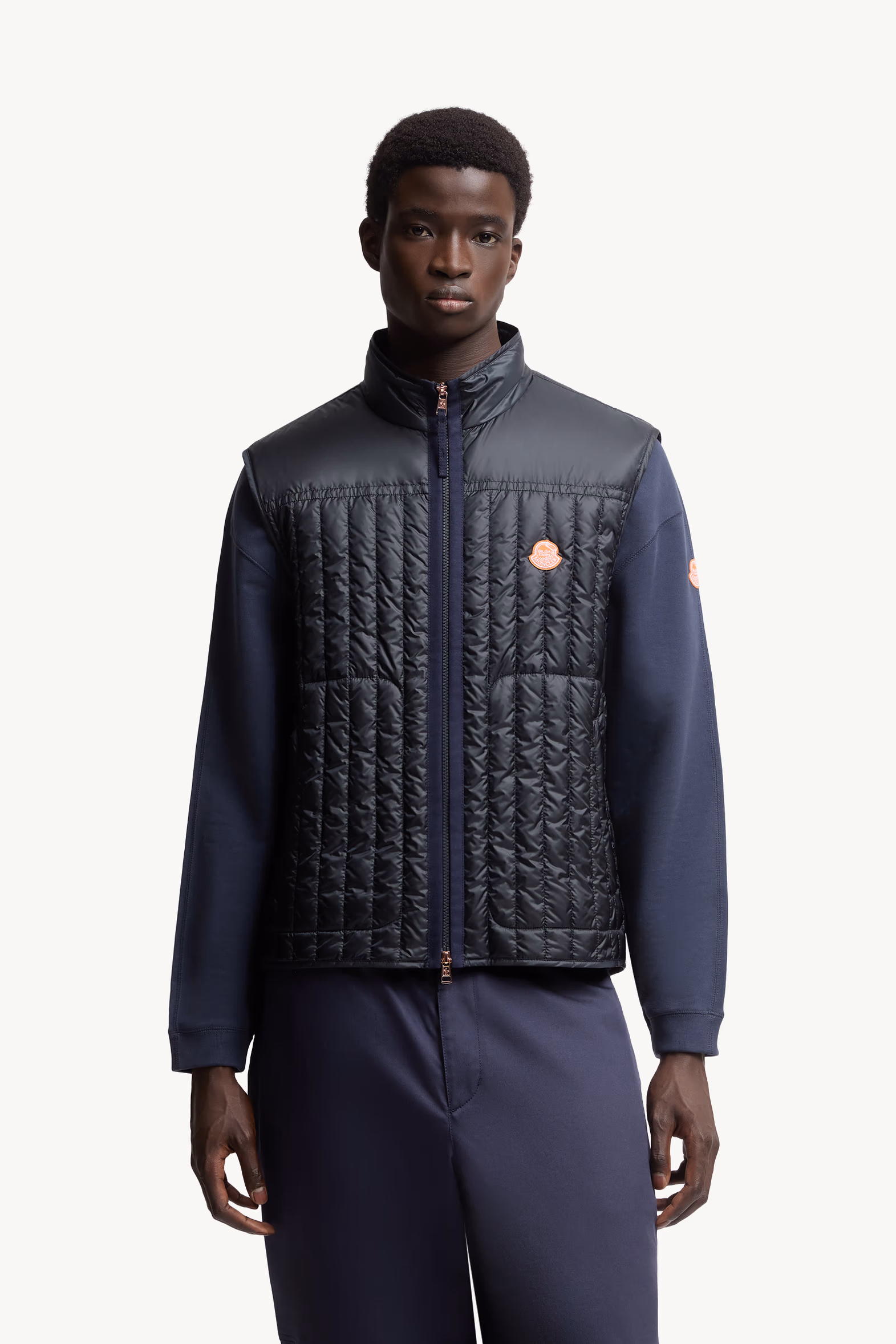 Doudoune sans manches Tangerine Moncler x Gilga Farm Designed by Donald Glover Hommes Bleu marine Moncler 3